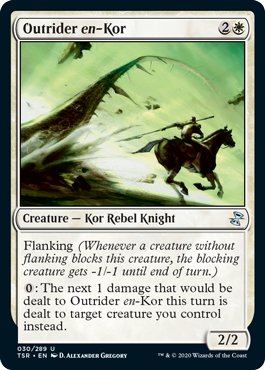 [030]【EN】【FOIL】コーの先導/Outrider en-Kor【TSR】[U][白]