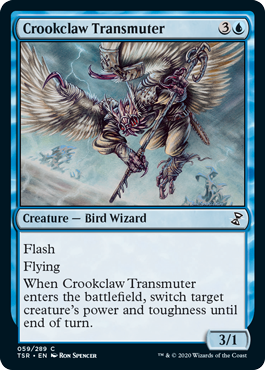 [059]【EN】【FOIL】歪んだ爪の変成者/Crookclaw Transmuter【TSR】[C][青]