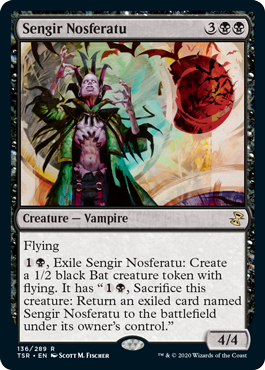 [136]【EN】【FOIL】センギアの吸血魔/Sengir Nosferatu【TSR】[R][黒]