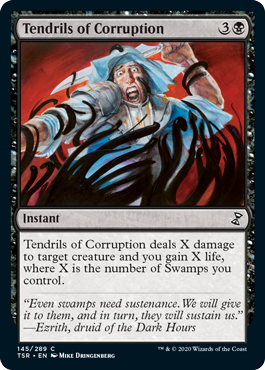 [145]【EN】【FOIL】堕落の触手/Tendrils of Corruption【TSR】[C][黒]