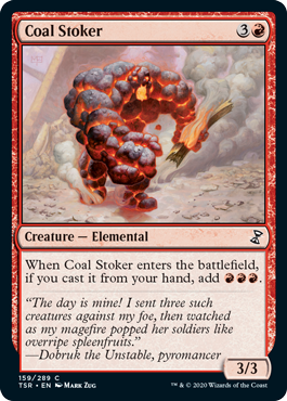 [159]【EN】【FOIL】石炭焚き/Coal Stoker【TSR】[C][赤]