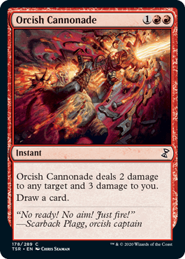 [178]【EN】【FOIL】オークの連続砲撃/Orcish Cannonade【TSR】[C][赤]