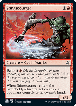 [192]【EN】【FOIL】棘鞭使い/Stingscourger【TSR】[C][赤]