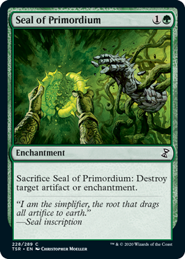 [228]【EN】【FOIL】原基の印章/Seal of Primordium【TSR】[C][緑]