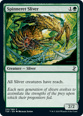 [230]【EN】【FOIL】紡績スリヴァー/Spinneret Sliver【TSR】[C][緑]