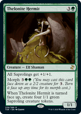 [239]【EN】【FOIL】セロン教の隠遁者/Thelonite Hermit【TSR】[R][緑]
