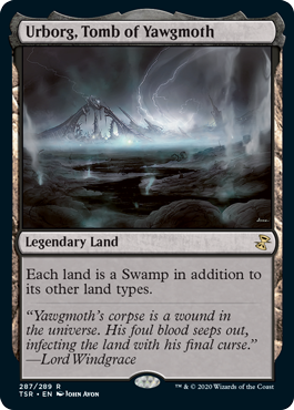 [287]【EN】【FOIL】ヨーグモスの墳墓、アーボーグ/Urborg, Tomb of Yawgmoth【TSR】[R][土地]