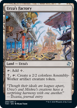 [288]【EN】【FOIL】ウルザの工廠/Urza's Factory【TSR】[U][土地]