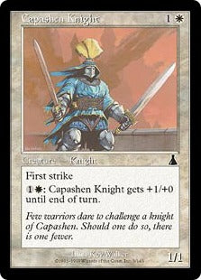 [003]【EN】【FOIL】キャパシェンの騎士/Capashen Knight【UDS】[C][白]