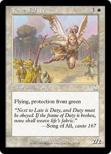 [023]【EN】【FOIL】義務の声/Voice of Duty【UDS】[U][白]