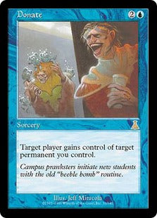 [031]【EN】【FOIL】寄付/Donate【UDS】[R][青]