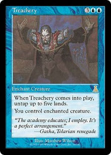 [050]【EN】【FOIL】不実/Treachery【UDS】[R][青]