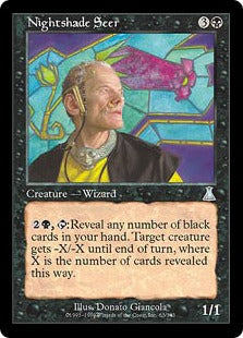 [063]【EN】【FOIL】ベラドンナの予見者/Nightshade Seer【UDS】[U][黒]