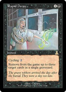 [067]【EN】【FOIL】急速な衰微/Rapid Decay【UDS】[R][黒]
