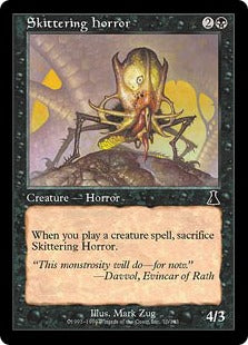 [070]【EN】【FOIL】走り回る怪物/Skittering Horror【UDS】[C][黒]