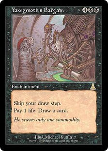 [075]【EN】【FOIL】ヨーグモスの取り引き/Yawgmoth's Bargain【UDS】[R][黒]