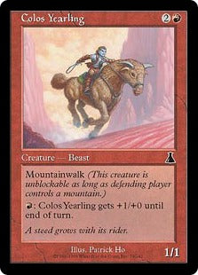 [079]【EN】【FOIL】コロスの一年仔/Colos Yearling【UDS】[C][赤]