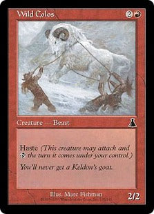 [100]【JP】【FOIL】野生のコロス/Wild Colos【UDS】[C][赤]