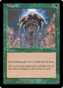 [111]【EN】【FOIL】拡大/Magnify【UDS】[C][緑]