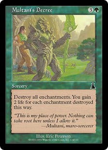 [114]【EN】【FOIL】ムルタニの命令/Multani's Decree【UDS】[C][緑]