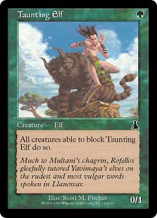 [122]【EN】嘲るエルフ/Taunting Elf【UDS】[C][緑]