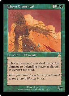 [123]【EN】【FOIL】茨の精霊/Thorn Elemental【UDS】[R][緑]