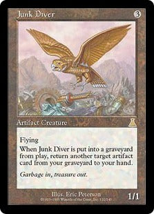 [132]【EN】【FOIL】ガラクタ潜り/Junk Diver【UDS】[R][茶]
