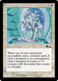 [016]【EN】【FOIL】オパールのチャンピオン/Opal Champion【ULG】[C][白]