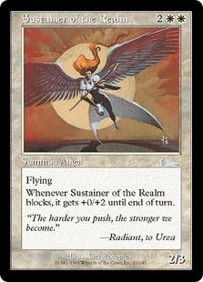 [023]【JP】世界を支える者/Sustainer of the Realm【ULG】[U][白]