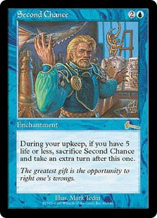 [041]【JP】【FOIL】セカンド・チャンス/Second Chance【ULG】[R][青]