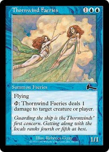 [044]【JP】【FOIL】ソーンウィンド・フェアリー/Thornwind Faeries【ULG】[C][青]
