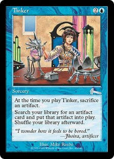 [045]【JP】【FOIL】修繕/Tinker【ULG】[U][青]