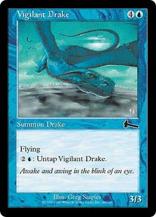 [046]【JP】【FOIL】用心深いドレイク/Vigilant Drake【ULG】[C][青]