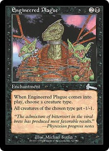 [051]【JP】【FOIL】仕組まれた疫病/Engineered Plague【ULG】[U][黒]