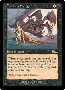 [055]【JP】【FOIL】隠れ潜むスカージ/Lurking Skirge【ULG】[R][黒]