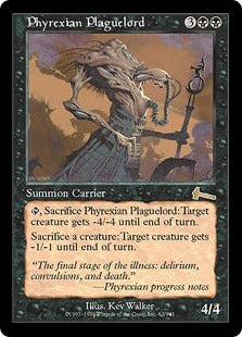 [062]【EN】【FOIL】ファイレクシアの疫病王/Phyrexian Plaguelord【ULG】[R][黒]