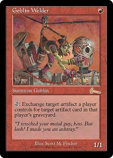 [080]【JP】【FOIL】ゴブリンの溶接工/Goblin Welder【ULG】[R][赤]