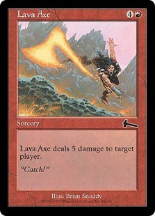 [084]【JP】溶岩の斧/Lava Axe【ULG】[C][赤]