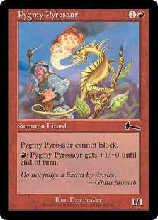[087]【JP】ピグミー・パイロザウルス/Pygmy Pyrosaur【ULG】[C][赤]