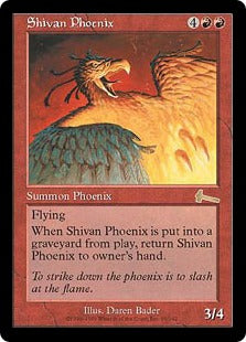 [091]【JP】【FOIL】シヴのフェニックス/Shivan Phoenix【ULG】[R][赤]