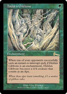 [104]【EN】【FOIL】隠れたるテナガザル/Hidden Gibbons【ULG】[R][緑]