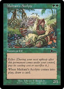 [107]【JP】【FOIL】ムルタニの見習い/Multani's Acolyte【ULG】[C][緑]