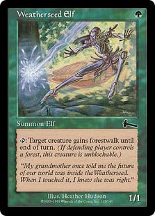[115]【EN】ウェザーシード・エルフ/Weatherseed Elf【ULG】[C][緑]