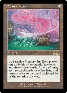 [129]【JP】【FOIL】記憶の壺/Memory Jar【ULG】[R][茶]
