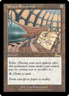 [137]【JP】ウルザの青写真/Urza's Blueprints【ULG】[R][茶]