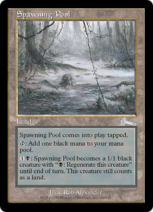 [142]【EN】【FOIL】産卵池/Spawning Pool【ULG】[U][土地]
