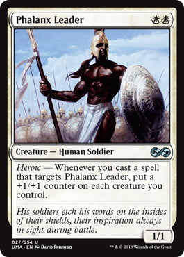 [027]【EN】密集軍の指揮者/Phalanx Leader【UMA】[U][白]