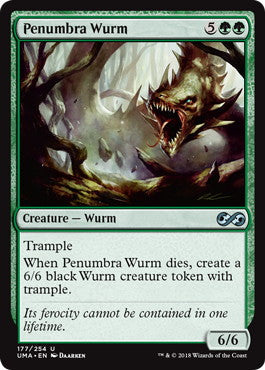 [177]【EN】暗影のワーム/Penumbra Wurm【UMA】[U][緑]