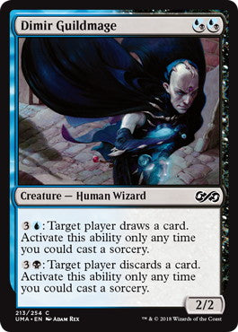 [214]【EN】ディミーアのギルド魔道士/Dimir Guildmage【UMA】[C][多色]