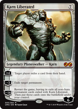 [005]【EN】【FOIL】解放された者、カーン/Karn Liberated【UMA】[M][無]
